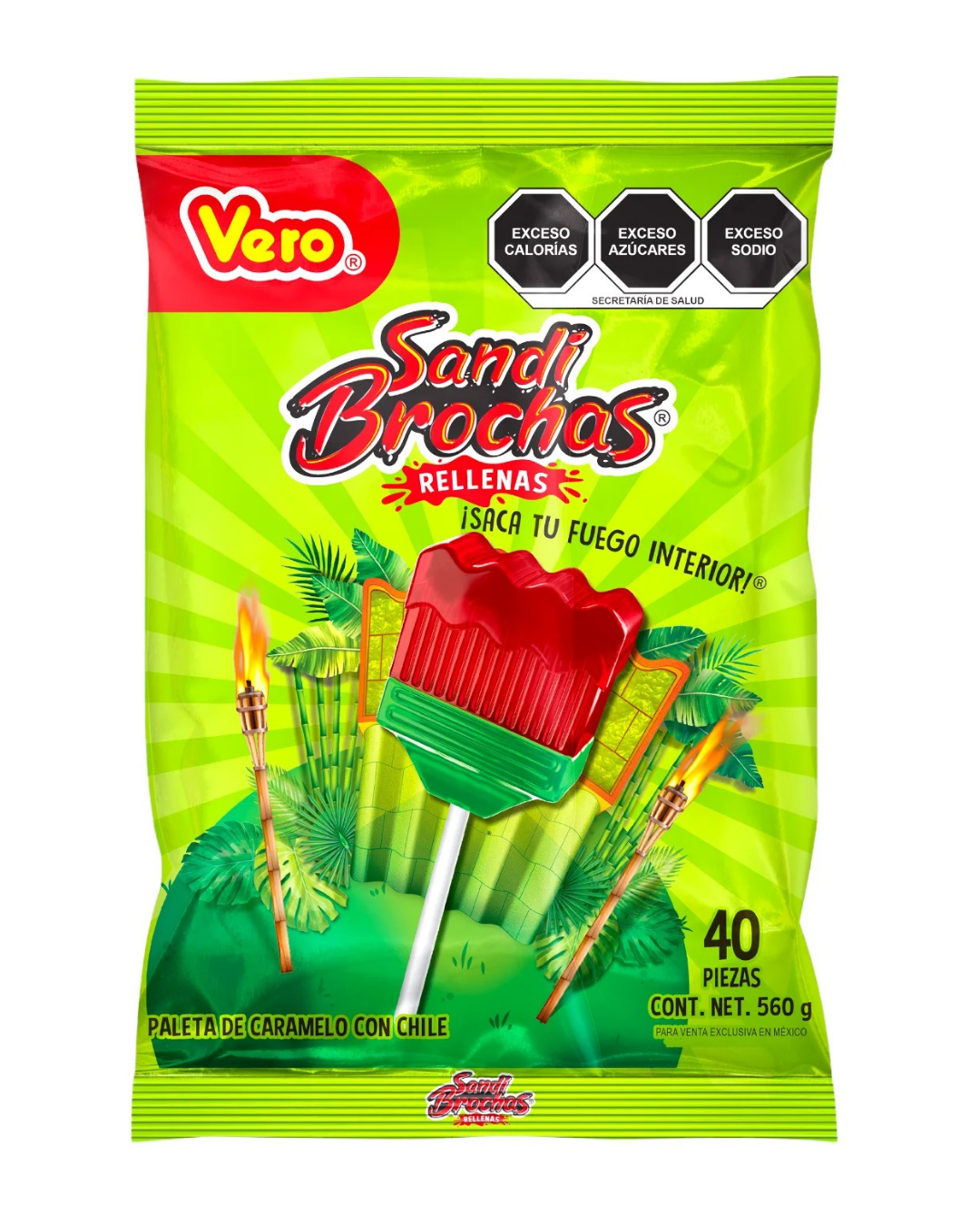 Vero- Sandi Brochas Rellenas 40uds.